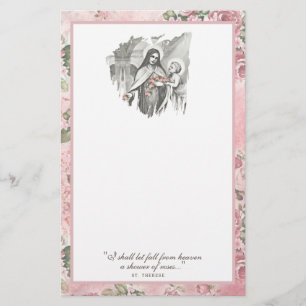 Keurkaart voor religieuze St. Therese katholieke R