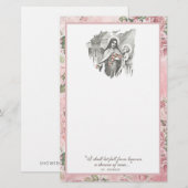 Keurkaart voor religieuze St. Therese katholieke R (Voorkant / Achterkant)