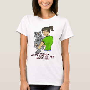 keurt later katten in hun negende leven goed t-shirt