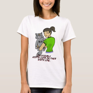 keurt later katten in hun negende leven goed t-shirt