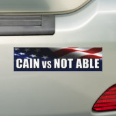 Keus vs. niet mogelijk bumpersticker (Op auto)