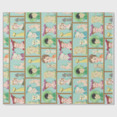  Keusch Lady Head-gassen met katten en honden Cadeaupapier (Vlak)