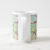  Keusch Lady Head-gassen met katten en honden Grote Koffiekop (Achterkant)