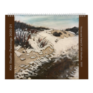 Keut Shaffer-kalender voor schilderijen 2020-2021 Kalender