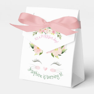 Keuten Cat Kat Birthday Floral Bedankdoosjes