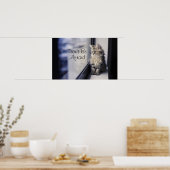 Keuten die uit Venster kijken Poster (Keuken)