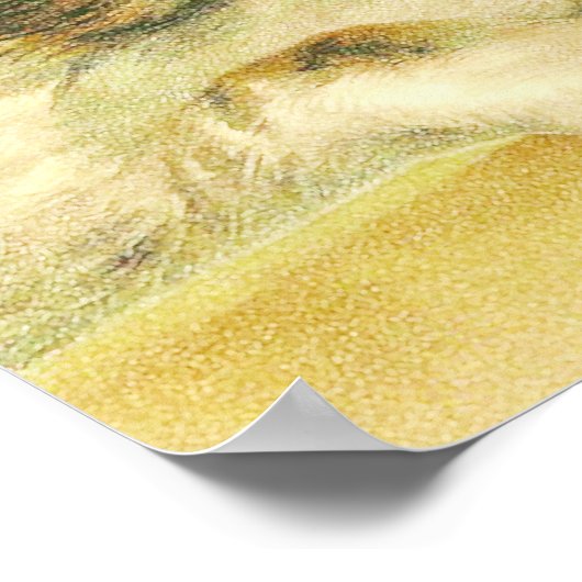 Keuten en vlinder poster (Hoek)