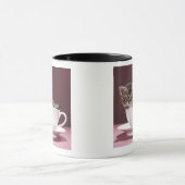 Keuten in beker en saucer mok (Midden)
