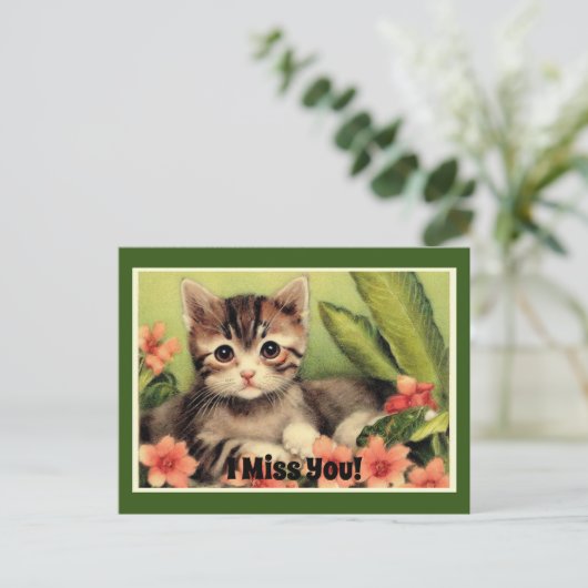  keuten in bloemen Briefkaart (Staand voorkant)