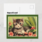  keuten in bloemen Briefkaart (Voorkant / Achterkant)