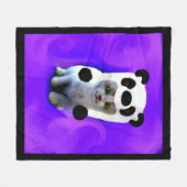 Keuten in een pandagebak pet fleece deken (Voorkant (Horizontaal))