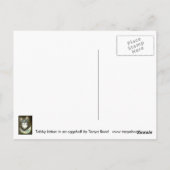 Keuten in een schelp briefkaart (Achterkant)