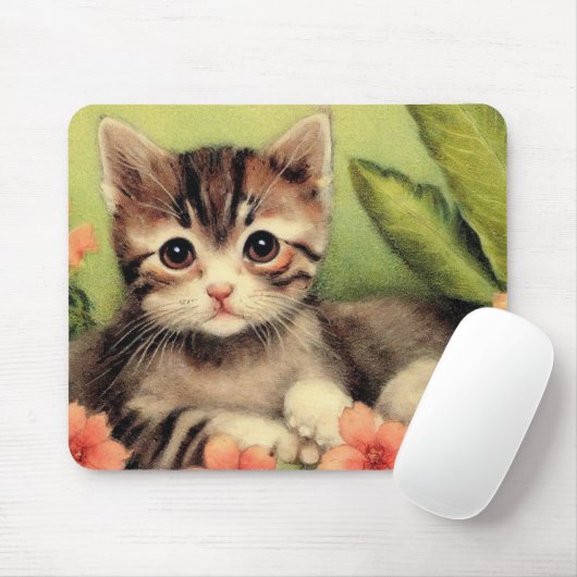  keuten in Flowers Mousepad Muismat (Met muis)