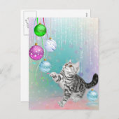 Keuten Kerstmis Feestdagenkaart (Voorkant / Achterkant)