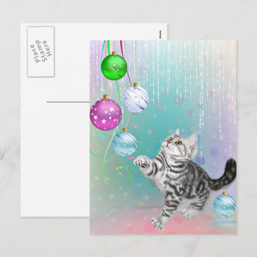 Keuten Kerstmis Feestdagenkaart (Voorkant / Achterkant)