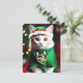 Keuten Kerstmis Feestdagenkaart (Staand voorkant)