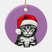 Keuten Kerstmis Keramisch Ornament (Achterkant)
