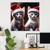 Keuten Kerstmis Poster (Thuiskantoor)