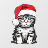 Keuten Kerstmis Raamsticker (Vel)