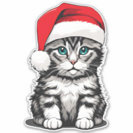 Keuten Kerstmis Sticker
