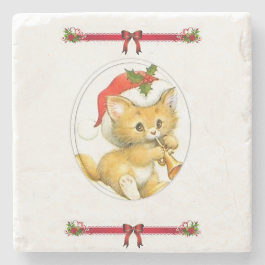 Keuten Onderzetter kerst met marmer (Voorkant)