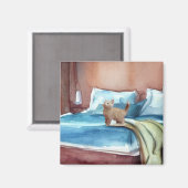 Keuten op het bed magneet (Voorkant / Achterkant)