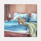 Keuten op het bed magneet (Voorkant)