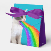 Keuten spuugt regenboog op bedankdoosjes (Voorkant Zijde)