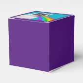 Keuten spuugt regenboog op bedankdoosjes (Voorkant Zijde)