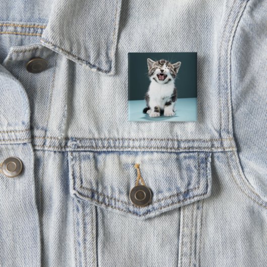 Keuten Vierkante Button 5,1 Cm (In situ)