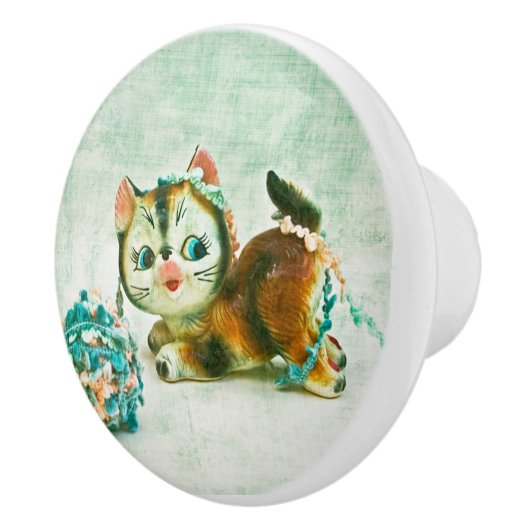 keuty Cat Keramische Knop (Rechts)