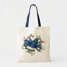 Keuze Blauw- en goudkwaliteiten Tote Bag