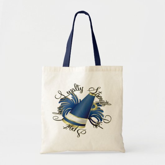 Keuze Blauw- en goudkwaliteiten Tote Bag (Voorkant)