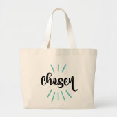 Keuze Blauwe Baby Kinder adoptiedag Grote Tote Bag (Voorkant)