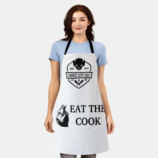 Keuze Cuts Deli Prey Apron Schort (Gedragen)