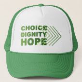 KEUZE DIGNITY HOPE TRUCKER HAT TRUCKER PET (Voorkant)