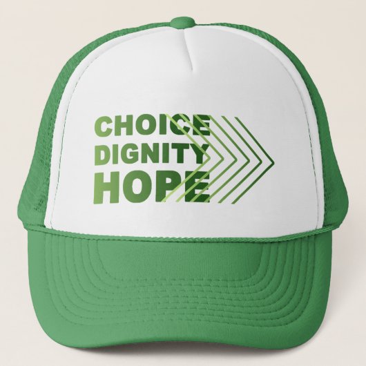 KEUZE DIGNITY HOPE TRUCKER HAT TRUCKER PET (Voorkant)