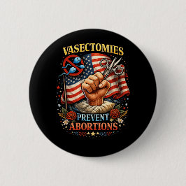 Keuze en Gevolg Ronde Button 5,7 Cm