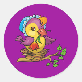  keuze in een Nest Round Sticker