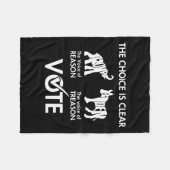 Keuze is duidelijk de stem reden om te stemmen Tru Fleece Deken (Voorkant (Horizontaal))