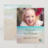 Keuze kerstfotokaart — Starfish design Feestdagenkaart (Voorkant / Achterkant)