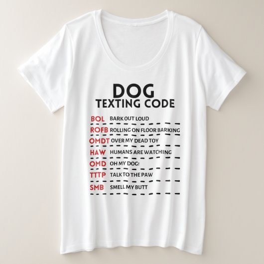 Keuze, keuze, wijziging plus grootte T-shirt (Design voorkant)