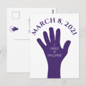 Keuze om 8 maart uit te dagen Vrouwendag 2021 Briefkaart (Voorkant / Achterkant)