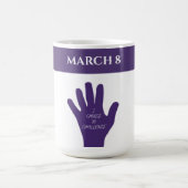 Keuze om 8 maart uit te dagen Vrouwendag 2021 Koffiemok (Center)