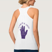 Keuze om 8 maart uit te dagen Vrouwendag 2021 Tanktop (Achterkant)
