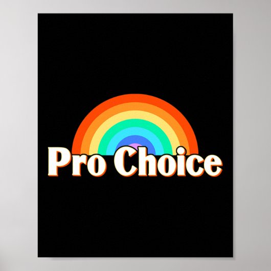 Keuze Pro Feminisme Pro Vrouwen Poster (Voorkant)