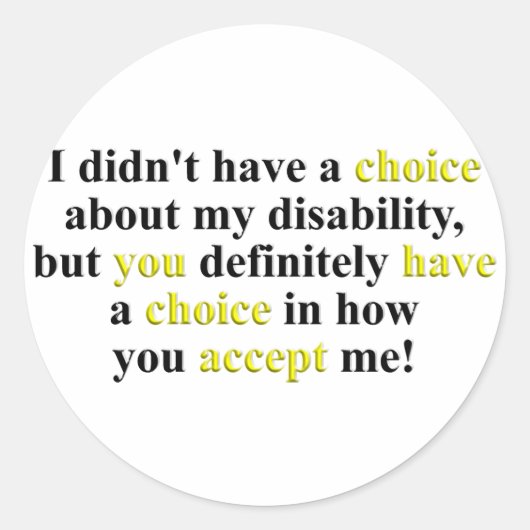 Keuze Ronde Sticker (Voorkant)