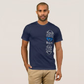 Keuze T-Shirt-tas voor ondersteuning 7 Blauw T-shirt (Voorkant volledig)