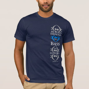 Keuze T-Shirt-tas voor ondersteuning 7 Blauw T-shirt