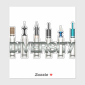 "KEUZE TANKER's" Aangepast snijdmiddel Vinyl Sticker (Vel)